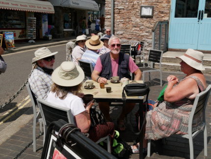 Coffee break in Brixham